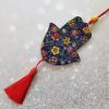 Flowers on the Darkest Blue Hamsa