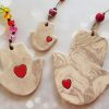Set of 3 Single Heart Hamsas